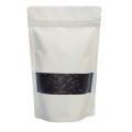 70g Window White Matt Stand Up Pouch/Bag with Zip Lock [SP2] (100 per pack)