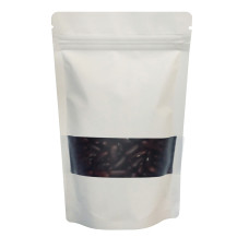 70g Window White Matt Stand Up Pouch/Bag with Zip Lock [SP2] (100 per pack)
