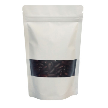 70g Window White Matt Stand Up Pouch/Bag with Zip Lock [SP2] (100 per pack)