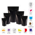 3kg Black Matt Stand Up Pouch/Bag with Zip Lock [SP7] (100 per pack)