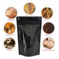 5kg Black Shiny Stand Up Pouch/Bag with Zip Lock [SP8] (100 per pack)