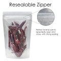 3kg Clear / Clear Stand Up Pouch/Bag with Zip Lock [SP7] (100 per pack)