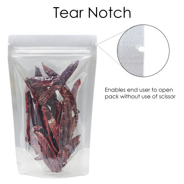 40g Clear / Clear Stand Up Pouch/Bag with Zip Lock [SP1] (100 per pack)