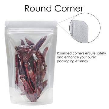 3kg Clear / Clear Stand Up Pouch/Bag with Zip Lock [SP7] (100 per pack)