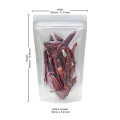 3kg Clear / Clear Stand Up Pouch/Bag with Zip Lock [SP7] (100 per pack)