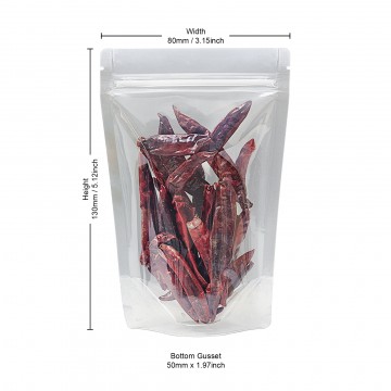 40g Clear / Clear Stand Up Pouch/Bag with Zip Lock [SP1] (100 per pack)
