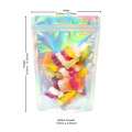 750g Clear / Holographic Stand Up Pouch/Bag with Zip Lock [SP11] (100 per pack)