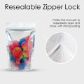 40g Clear / White Shiny Stand Up Pouch/Bag with Zip Lock [SP1] (100 per pack)