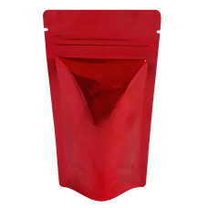 40g Red Shiny Stand Up Pouch/Bag with Zip Lock [SP1] (100 per pack)