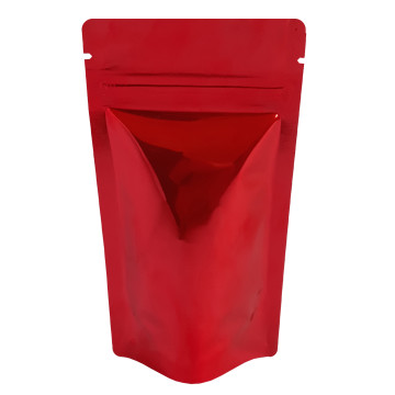 40g Red Shiny Stand Up Pouch/Bag with Zip Lock [SP1] (100 per pack)