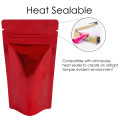 40g Red Shiny Stand Up Pouch/Bag with Zip Lock [SP1] (100 per pack)