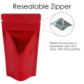 40g Red Shiny Stand Up Pouch/Bag with Zip Lock [SP1] (100 per pack)