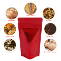 40g Red Shiny Stand Up Pouch/Bag with Zip Lock [SP1] (100 per pack)