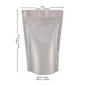 5kg Silver Matt Stand Up Pouch/Bag with Zip Lock [SP8] (100 per pack)