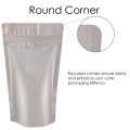 3kg Silver Matt Stand Up Pouch/Bag with Zip Lock [SP7] (100 per pack)