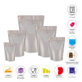 3kg Silver Matt Stand Up Pouch/Bag with Zip Lock [SP7] (100 per pack)