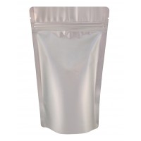3kg Silver Matt Stand Up Pouch/Bag with Zip Lock [SP7]