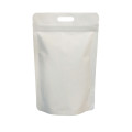 5kg White Matt With Handle Stand Up Pouch/Bag with Zip Lock [SP8] (100 per pack)