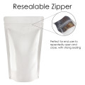 5kg White Shiny Stand Up Pouch/Bag with Zip Lock [SP8] (100 per pack)