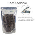 3Kg Valve Clear / Black Shiny Stand Up Pouch/Bag with Zip Lock [SP7] (100 per pack)