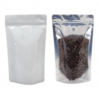 3Kg Valve Clear / White Shiny Stand Up Pouch/Bag with Zip Lock [SP7] (100 per pack)
