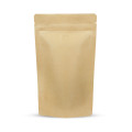 1kg Kraft Paper With Valve Stand Up Pouch/Bag with Zip Lock [SP6] (100 per pack)