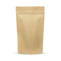 70g Kraft Paper With Valve Stand Up Pouch/Bag with Zip Lock [SP2] (100 per pack)