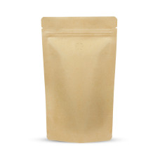 70g Kraft Paper With Valve Stand Up Pouch/Bag with Zip Lock [SP2] (100 per pack)