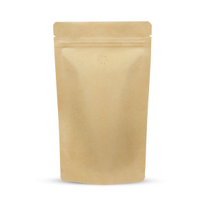750g Kraft Paper With Valve Stand Up Pouch/Bag with Zip Lock [SP11] (100 per pack)