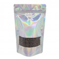 70g Window Holographic With Valve Stand Up Pouch/Bag with Zip Lock [SP2]