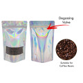 150g Window Holographic With Valve Stand Up Pouch/Bag with Zip Lock [SP3] (100 per pack)