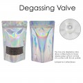 1kg Window Holographic With Valve Stand Up Pouch/Bag with Zip Lock [SP6]