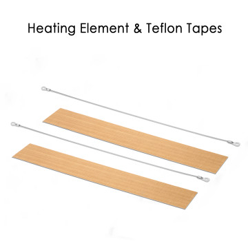 247mm Long Heating Element for 200mm Impulse Heat Sealer with Teflon Strip (2 per pack)