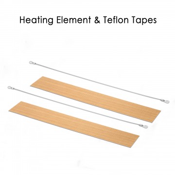 450mm Long Heating Element for 400mm Impulse Heat Sealer with Teflon Strip (2 per pack)