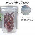 [SAMPLE] 5kg Clear / Clear Stand Up Pouch/Bag with Zip Lock [SP8]