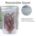 5kg Clear / Clear Stand Up Pouch/Bag with Zip Lock [SP8] (100 per pack)