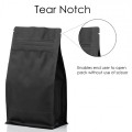 [Sample] 5kg 300x500mm Black Matt Flat Bottom Stand Up Pouch/Bag with Zip Lock