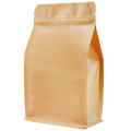 500g Kraft Paper Flat Bottom Stand Up Pouch/Bag with Zip Lock [FB5] (100 per pack)