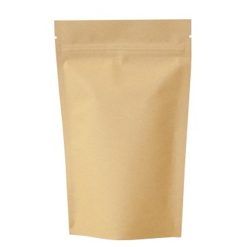 3kg Kraft Paper Stand Up Pouch/Bag with Zip Lock [SP7]