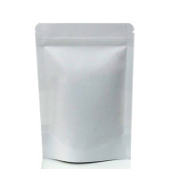 500g White Paper With Valve Stand Up Pouch/Bag with Zip Lock [SP5] (100 per pack)