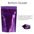 40g Purple Shiny Stand Up Pouch/Bag with Zip Lock [SP1] (100 per pack)