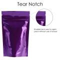 40g Purple Shiny Stand Up Pouch/Bag with Zip Lock [SP1] (100 per pack)