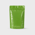 250g Clear / Green Shiny Stand Up Pouch/Bag with Zip Lock [SP4] (100 per pack)