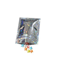Glitter 3 Side Seal Pouches 75mm x 100mm