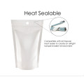 [Sample] 40g Hole White Shiny Stand Up Pouch/Bag with Zip Lock [SP1]