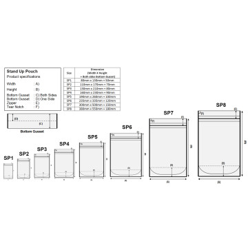 100g Window Silver Matt Stand Up Pouch/Bag with Zip Lock [SP9] (100 per pack)