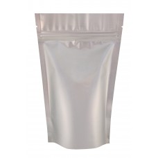 3kg Silver Matt Stand Up Pouch/Bag with Zip Lock [SP7]