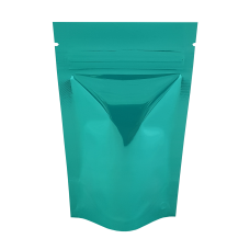 40g Turquoise Shiny Stand Up Pouch/Bag with Zip Lock [SP1]