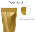 70g Gold Matt Stand Up Pouch/Bag with Zip Lock [SP2] (100 per pack)