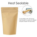 [Sample] 250g Compostable EcoPack Stand Up Pouches Heat Seal Food Grade with Zip Lock [SP4]